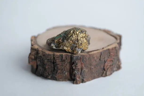 Chalcopyrite mineral or copper pyrite also copper ore