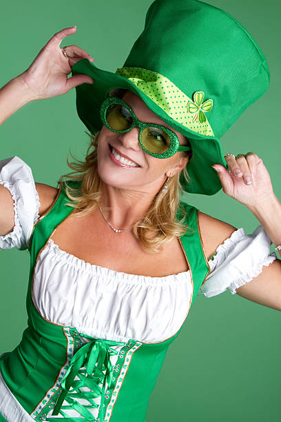 istock Goofy Irish Woman 137447601
