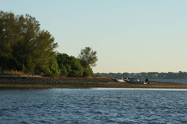 Why you should always know when it is low tide stock photo