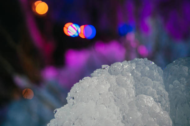 istock Illuminated icicle field in winter, Jan. 2022 1374511017