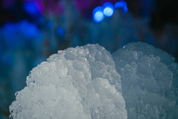 istock Illuminated icicle field in winter, Jan. 2022 1374511563