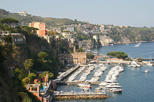 Sorrento, Italy coastline stock photo