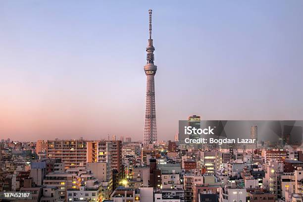 Tokyo Sky Tree Japan Stock Photo - Download Image Now - Architecture, Asia, Broadcasting