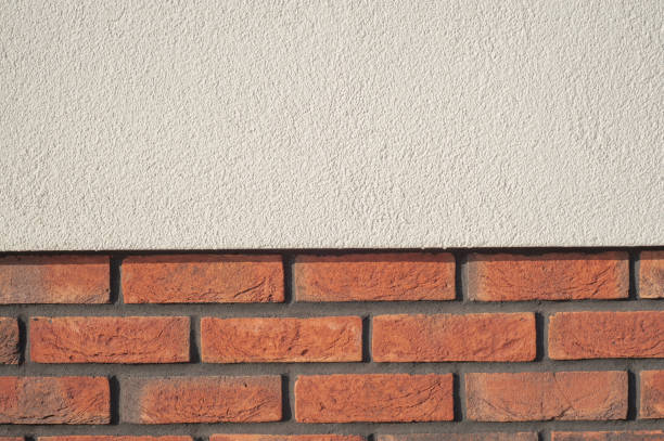concrete and brick wall texture urban background house