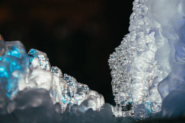 istock Illuminated icicle field in winter, Jan. 2022 1374545523