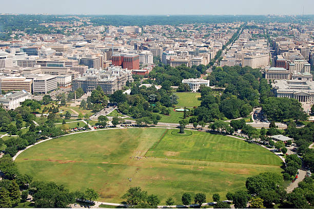 Casa Branca em Washington DC - fotografia de stock