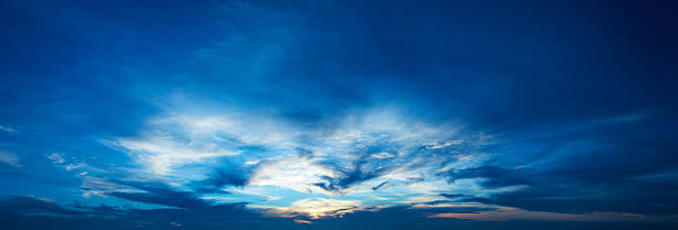 istock View of a blue sunset sky 137455150