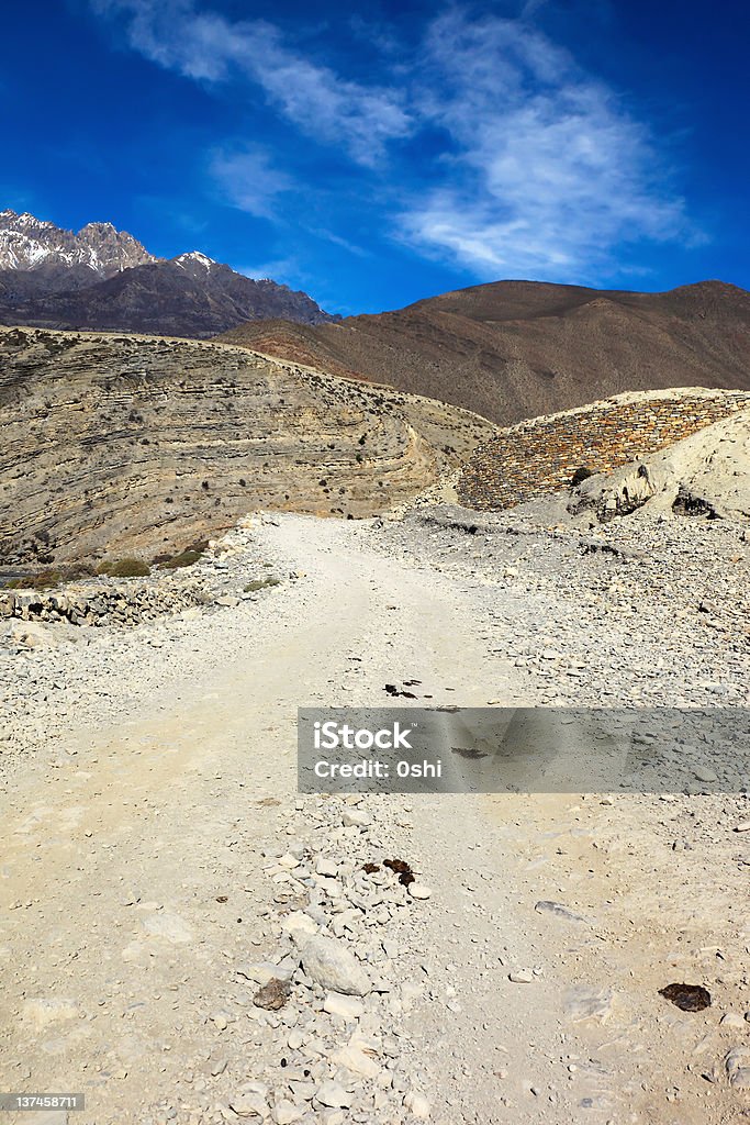 Ruta de montaña del himalaya - Foto de stock de Aire libre libre de derechos