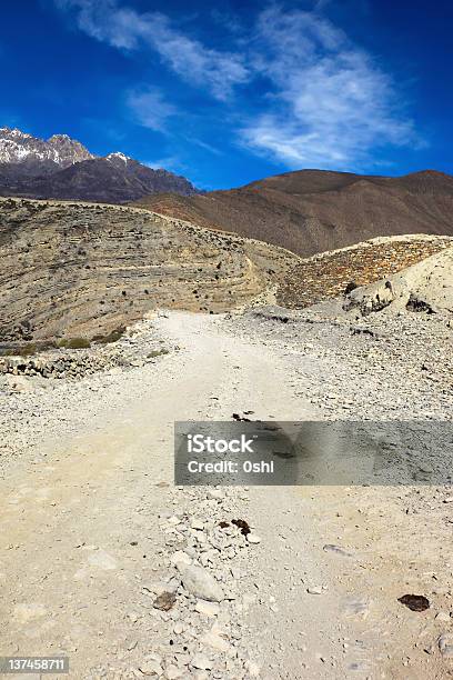 Ruta De Montaña Del Himalaya Foto de stock y más banco de imágenes de Aire libre - Aire libre, Annapurna, Asia
