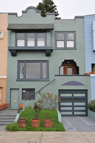 istock Single family house two stories with garage 137458879