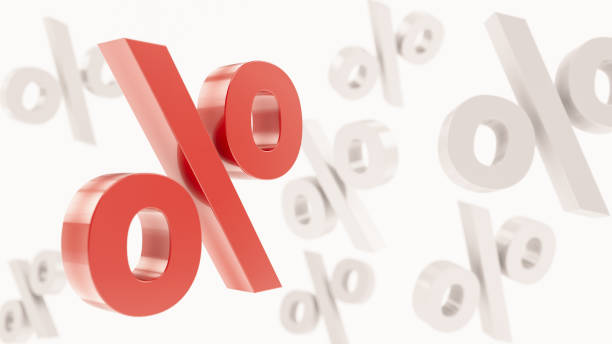 istock Red Percentage Sign 1374603535
