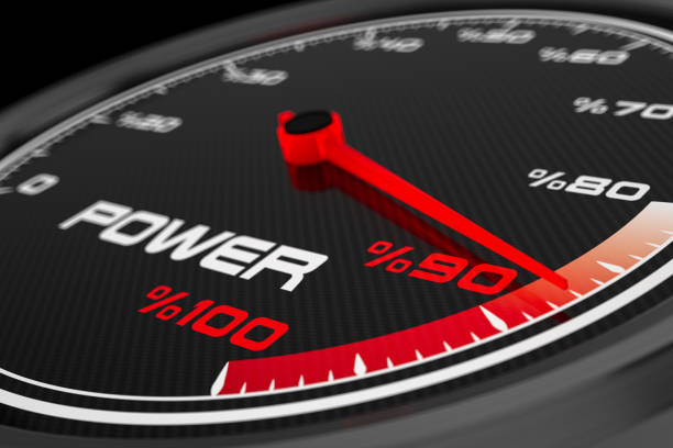 istock Power Meter Shows 90 Percent 1374609466