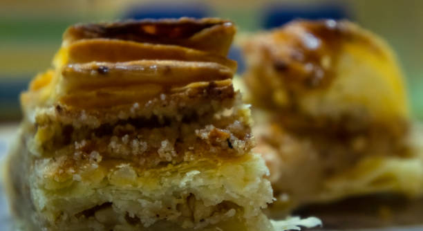 istock Baklava, homemade with honey and walnuts 1374634603