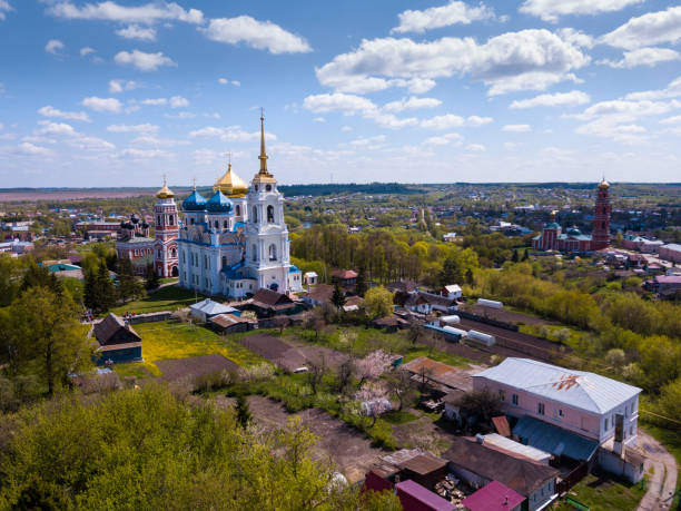 istock Transfiguration Cathedral and Trinity Church, Bolkhov, Russia 1374638876