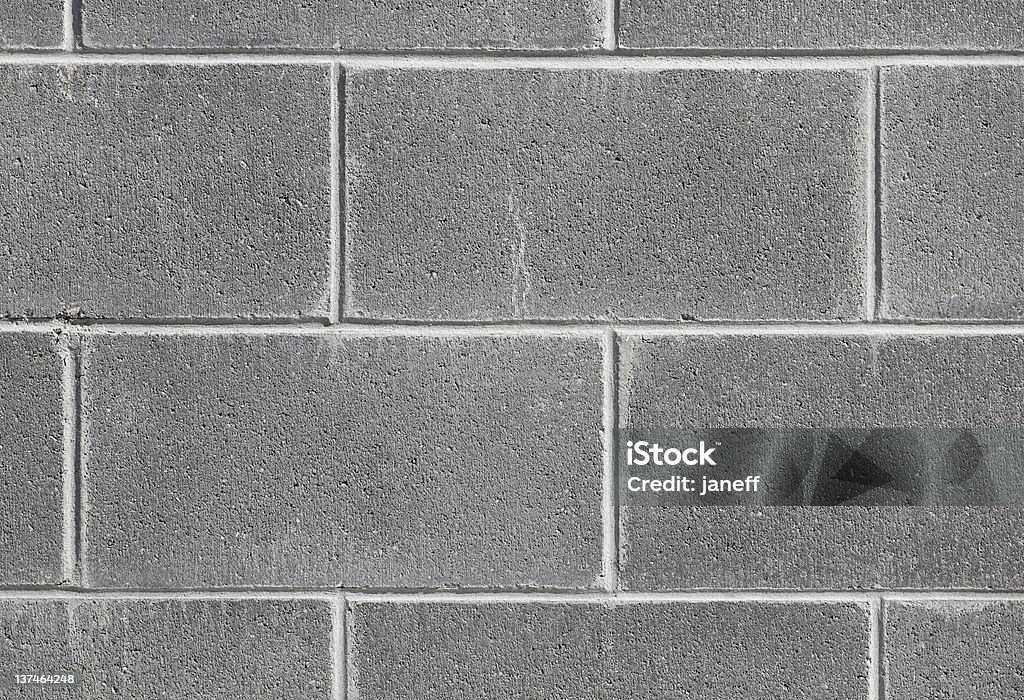 Détail d'un bloc de béton mur - Photo de Architecture libre de droits