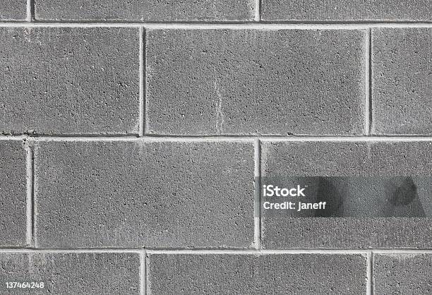Деталь На Бетонный Блок Стены — стоковые фотографии и другие картинки Архитектура - Архитектура, Без людей, Бетон