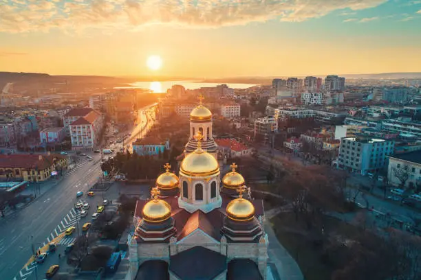 Photo of The Cathedral of the Assumption in Varna, Aerial view
