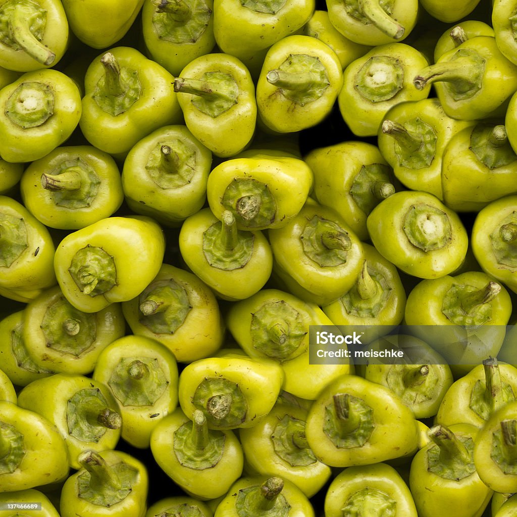 Seamless pattern verde Paprica - Foto stock royalty-free di Agricoltura