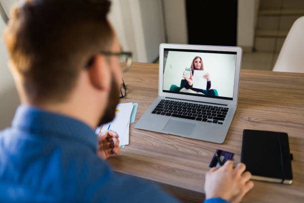 istock Financial advisor having an online meeting with a client 1374686326