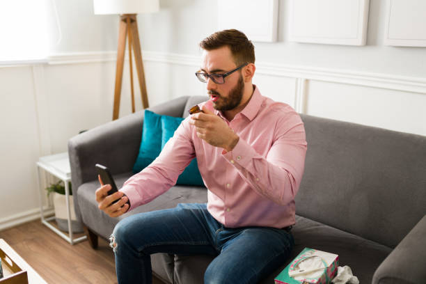 istock Ill patient speaking with a virtual doctor 1374692928