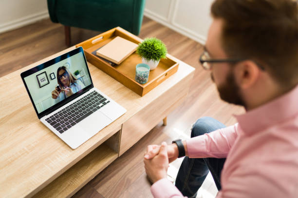 istock Virtual physician prescribing medicine 1374693441