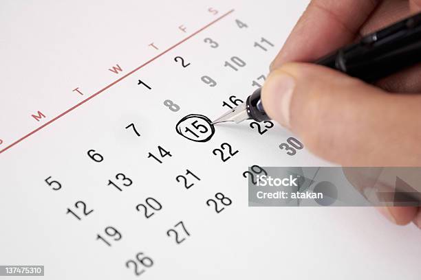 Ein Datum Einstellen Stockfoto und mehr Bilder von Datum - Datum, Dokument, Ereignis