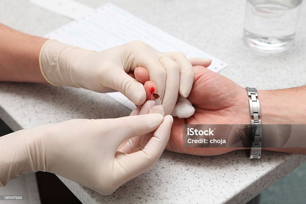 Blutgruppe Entschlossenheit. - Lizenzfrei Blut Stock-Foto