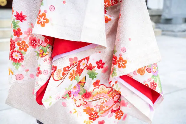 A photo of a kimono