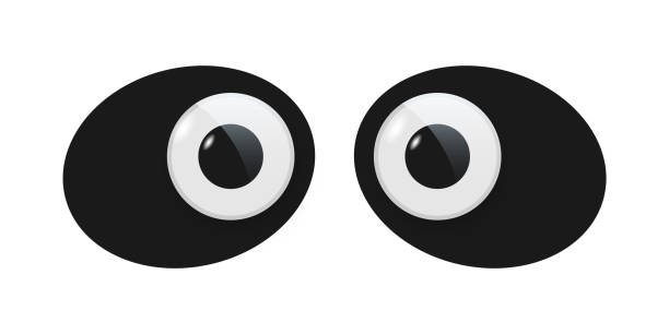 1,148 Panda Eyes Illustrations & Clip Art - iStock | Black eyes, Tired eyes,  Panda bear