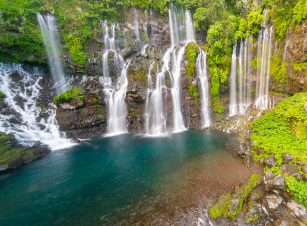 istock Grand Galet Waterfall, Reunion Island 1374786593