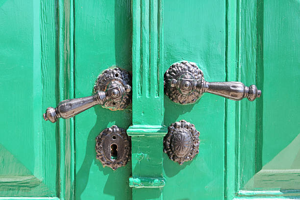 istock Old church doorknob 137484627