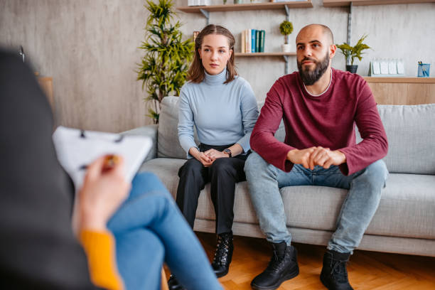 istock Young Couple Going To Marriage Counseling 1374852133