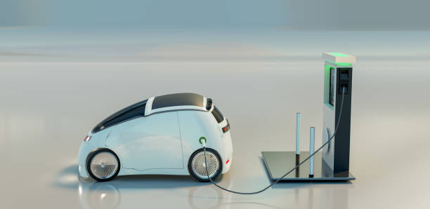 istock Electric vehicle (EV) charging at charging station 1374875701