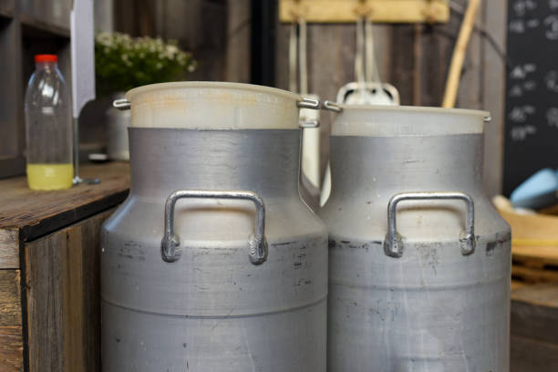 istock view of milk cans from a cheese maker 1374875829