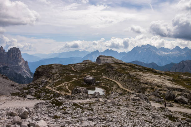 istock Mountain trail in Dolomites 1374875851
