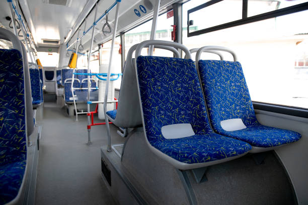 istock interior of new modern bus 1374876522