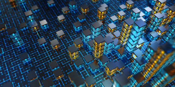 istock Virtual City. Wide Concept 1374876698