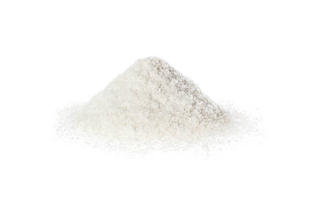 istock Pile of natural salt isolated on white 1374901533