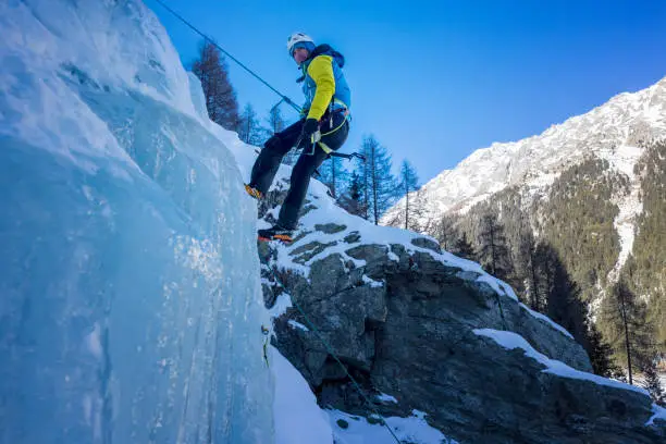 Ice, Snow, Mountain Climbing, Activity, Climbing
