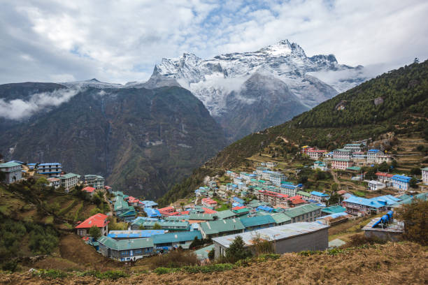 istock Namche Bazar Village in Nepal 1374916724