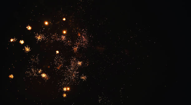 istock fireworks at New Year and copy space 1374939536