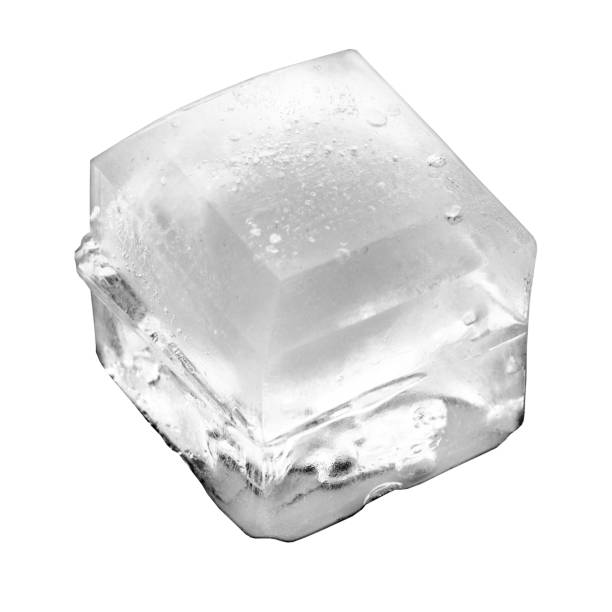 istock Isolated ice cube out of real ice as a studio shot 1374963969