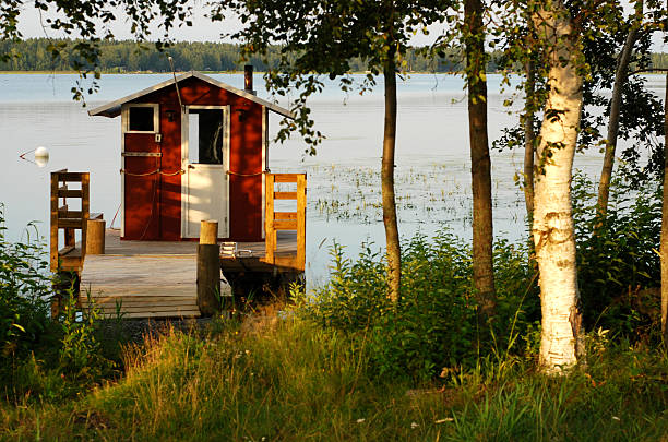 istock A Finnish beach sauna on a lake 137496731