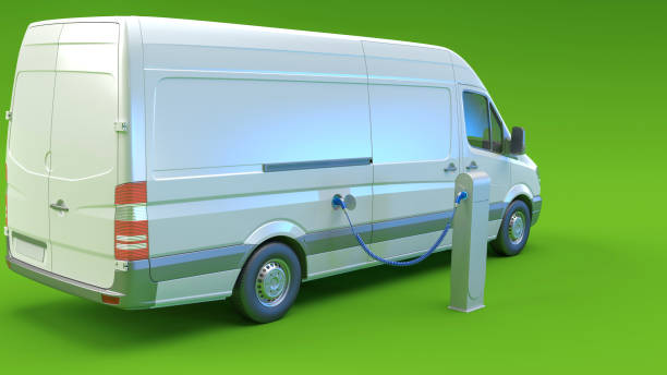 istock Electric van at charging station 1374972375