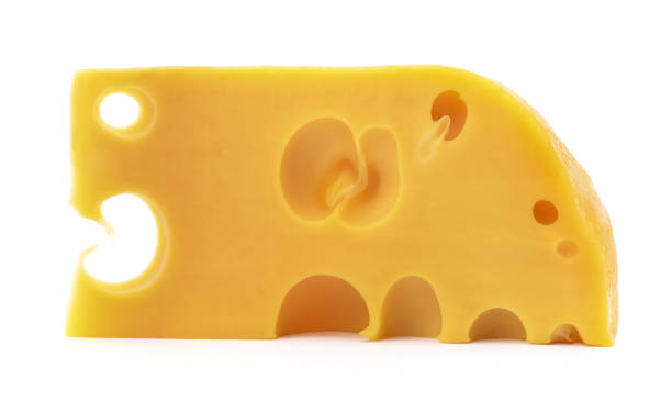 istock One piece of cheese. 1374978120