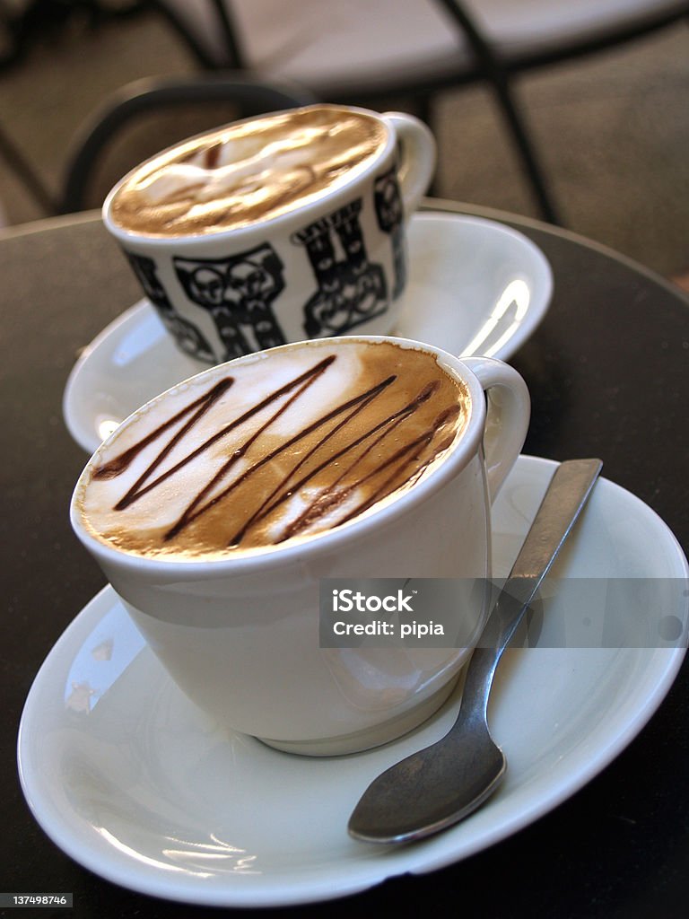 Due tazze di caffè - Foto stock royalty-free di Alimentazione non salutare