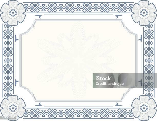 Zertifikat Stock Vektor Art und mehr Bilder von Akademischer Abschluss - Akademischer Abschluss, Aktienschein, Altertümlich