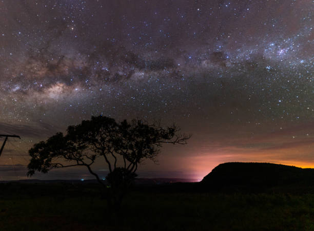 istock sky night galaxy landscape nature 1375022323