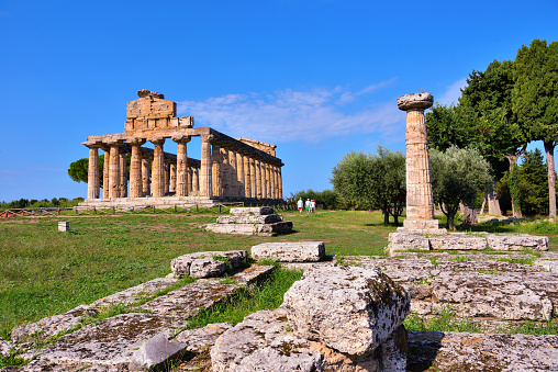 The Temple of Athena or Temple of Ceres (about 500 BC) is a Greek temple located in Capaccio Paestum Italy