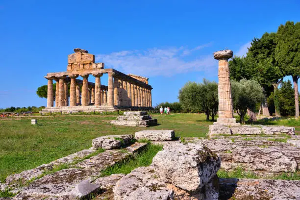The Temple of Athena or Temple of Ceres (about 500 BC) is a Greek temple located in Capaccio Paestum Italy